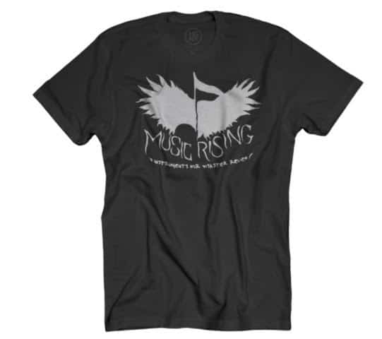 music-rising-t-shirts